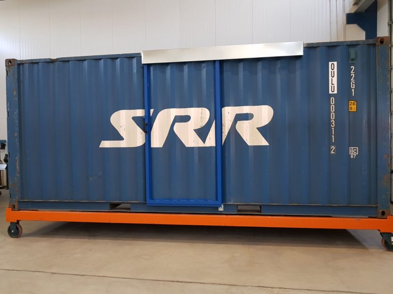 20ft Hi Cube Container (9′ 6″ high) suitable for IBC storage Sliding Door - Image 6