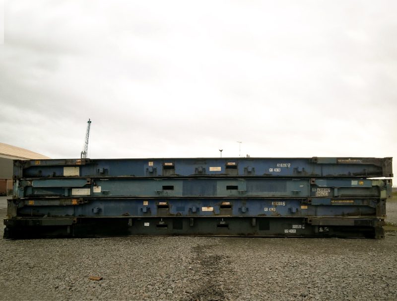 40ft x 8ft Used Shipping Container – Flat-Rack - Image 5