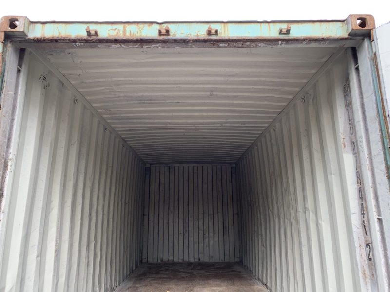 20′ x 8′ x 8.5′ Tall– **AS IS**Door Seals Show Light** Used Shipping / Storage Container – Green - Image 4