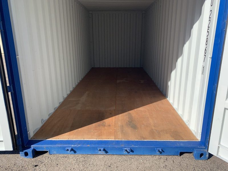 20′ x 8′ x 8.5′ Tall– New Shipping/Storage Container – Wind and Watertight – Blue - Image 5