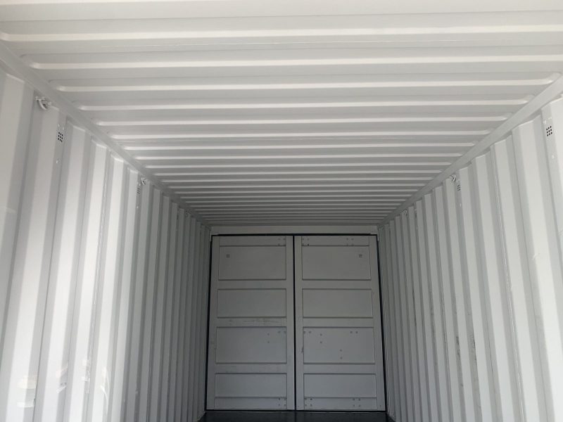 20′ x 8′ x 8.5′ Tall – New **Double Door**Shipping/Storage Container – Wind and Watertight–Gray - Image 10