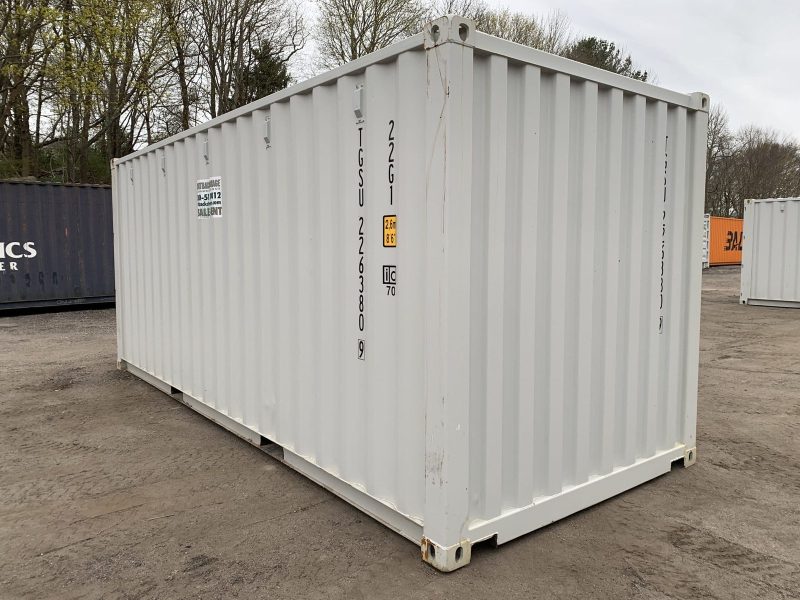 20′ x 8′ x 8.5′ Tall– New Shipping/Storage Container – Wind and Watertight – Gray - Image 2
