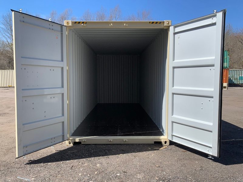 20′ x 8′ x 9.5′ Tall– New **High Cube** Shipping/Storage Container – Wind and Watertight – Beige - Image 5