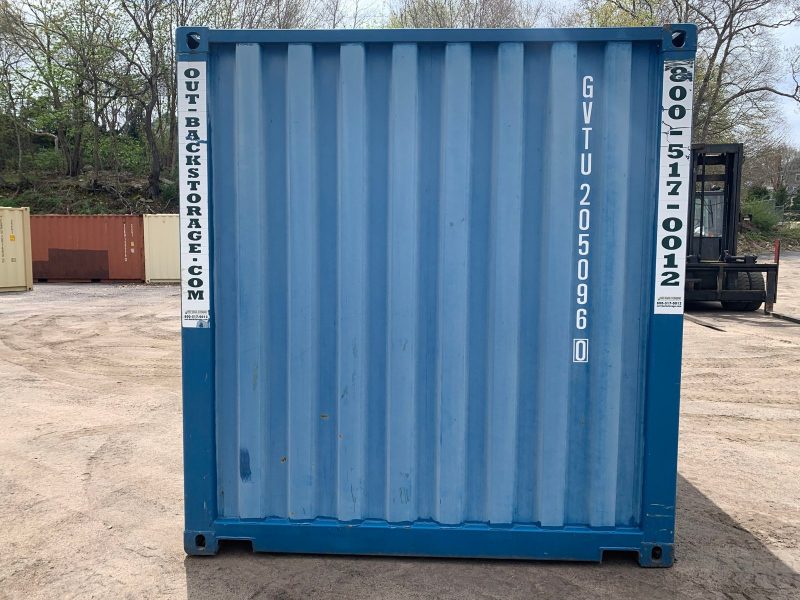 20′ x 8′ x 8.5′ Tall– Wind and Watertight **Off Rent** Used Shipping / Storage Container – Blue - Image 2