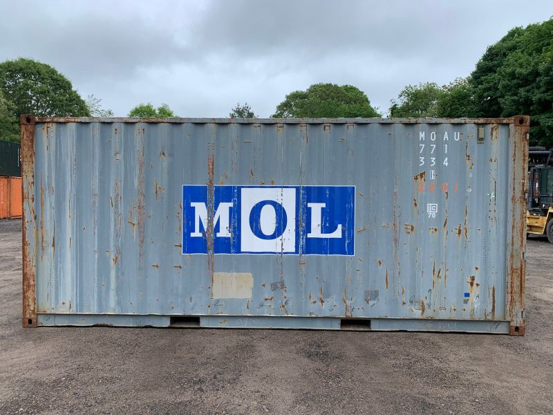 20′ x 8′ x 8.5′ Tall –Used Shipping / Storage Container-Wind and Watertight – Blue - Image 5
