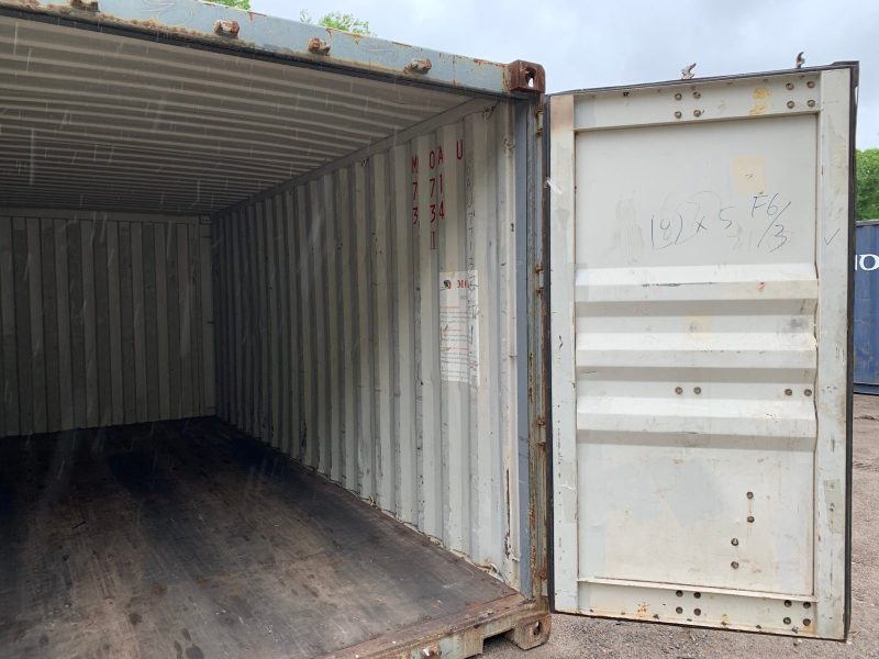 20′ x 8′ x 8.5′ Tall –Used Shipping / Storage Container-Wind and Watertight – Blue - Image 6