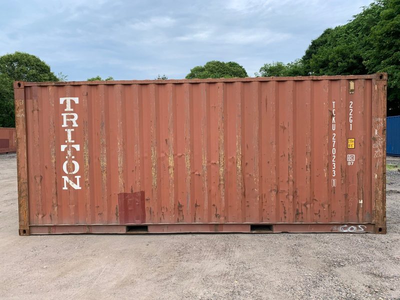 20′ x 8′ x 8.5′ Tall –Used Shipping / Storage Container-Wind and Watertight – BRICK - Image 5