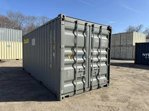 20′ x 8′ x 8.5′ Tall– New Shipping/Storage Container – Wind and Watertight – Gray