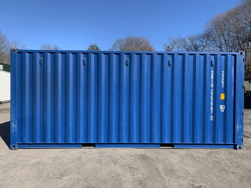 20′ x 8′ x 8.5′ Tall– New Shipping/Storage Container – Wind and Watertight – Blue - Image 9